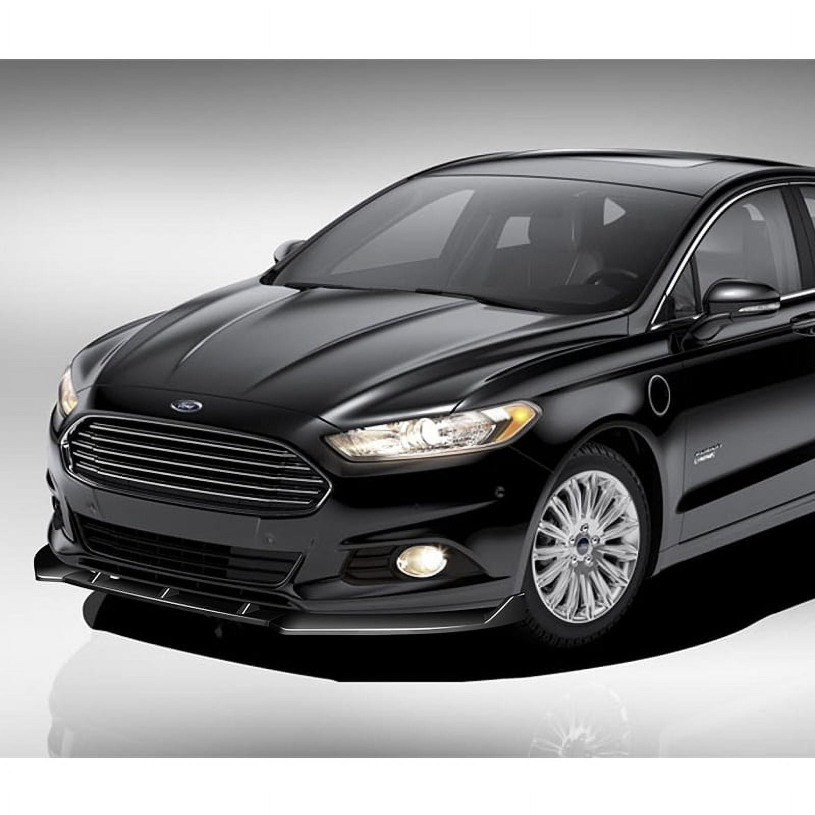 For 2013-2016 Ford Fusion Mondeo Painted Black Front Bumper Body Kit Spoiler Lip