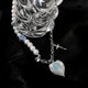 thumbnail image 5 of Collar fresco y dulce para mujer, diseño de nicho de verano, costura de perlas de amor, cadena cruzada de clavícula con piedras preciosas, joyería de moda femenina, 5 of 5