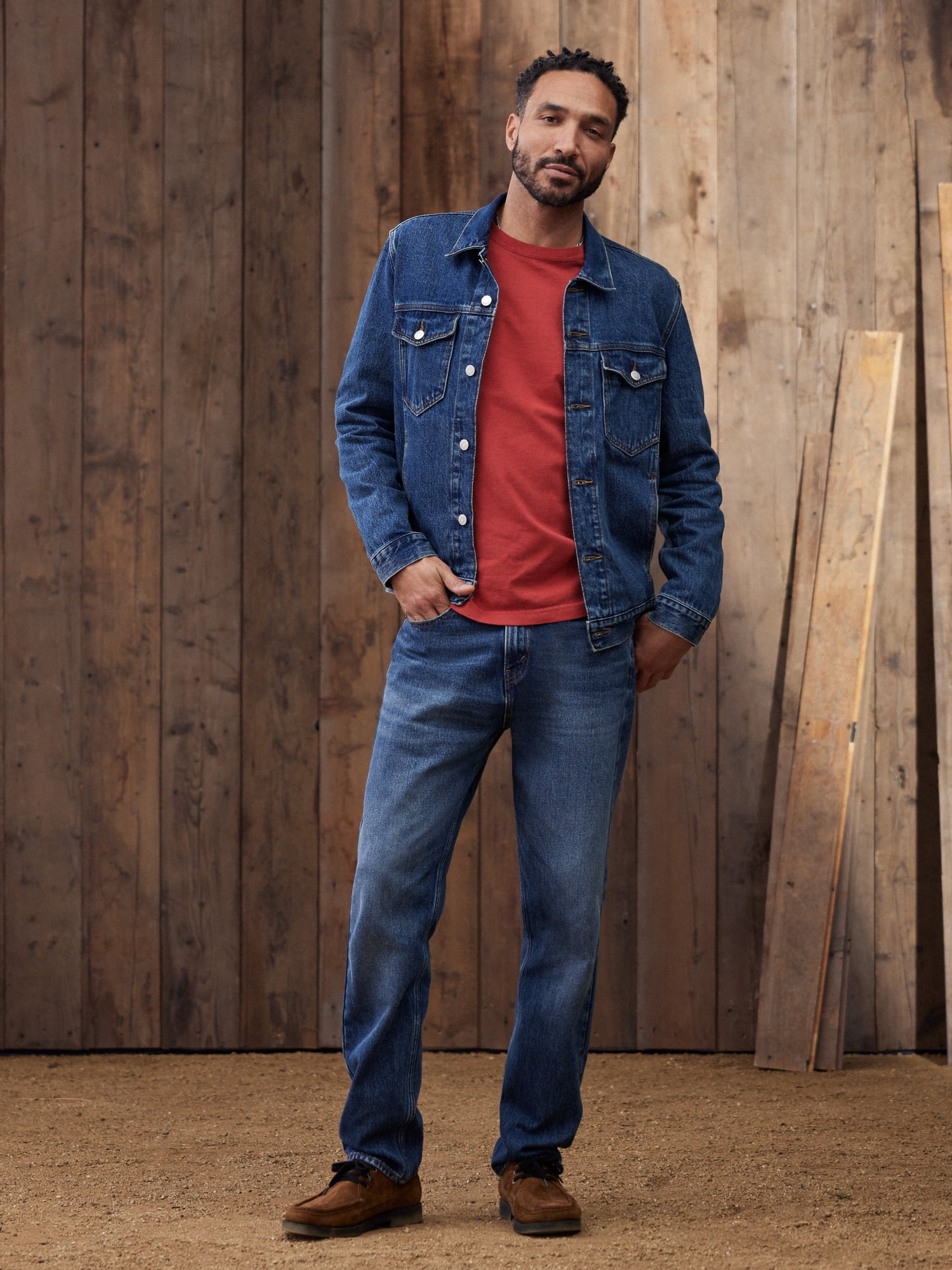 Levi Strauss Signature Men's and Big and Tall Original Straight Fit Jeans