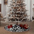 thumbnail image 4 of Rateoe Metallic Gears Pattern Christmas Tree Skirt with Ties , Christmas Tree Decorations, Farmhouse Christmas Decor Xmas Holiday Decorations-36", 4 of 6