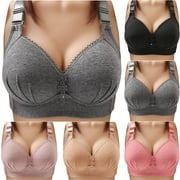 US Womens 1/2 Cup Push Up Underwire Lace Bra Lingerie Adjustable