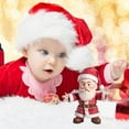 thumbnail image 5 of D Christmas White Beard Santa Resin Craft Ornament, Mini Figurine For Tabletop Or Shelf Display, 5 of 5