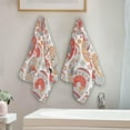 thumbnail image 4 of Painted Easter Eggs Hand Towels 2 PCS, Funny Animals Kitchen Towel Ultra Soft and Highly Absorbent,Decorative Fingertip Face Towel for Bathroom Hotel, 28.3"x14.4", 4 of 5