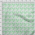 thumbnail image 4 of oneOone Rayon Green Fabric Floral Quilting Supplies Print Sewing Fabric By The Yard 56 Inch Wide, 4 of 5