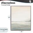 thumbnail image 4 of Stupell Industries Mid-Century Light Fog Atmosphere Gray Framed Giclee Art, 11 x 14, by Patricia Pinto, 4 of 8