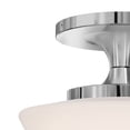 thumbnail image 5 of 47813CM Hinkley Lighting Knox - 12W 1 LED Small Semi-Flush Mount-9.75 Inch Tall and 12 Inch Wide-Chrome Finish, 5 of 6