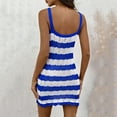 thumbnail image 6 of Hxlamzoo Women's Dress - V-Neck Tie-Back Backless Knit Beach Cover-Up with Hollow Out Design for Vacation Resort Wear, 6 of 7