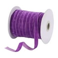 thumbnail image 2 of Uuiauoio 50 Yards Velvet Ribbon Fabric Thin Velvet Ribbon Roll for Gift Wrapping Wedding Wreath Decoration Christmas Decorations Bow Making, 2 of 3
