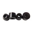 thumbnail image 2 of 4x PU Durable Monopatín Reemplazo de bujes para camión Kits de reconstrucción de calzas superiores e inferiores Amortiguador Piezas de patines Negro DYNWAVEMX bujes del camión del monopatín, 2 of 8