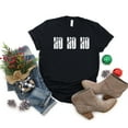 thumbnail image 4 of Ho Ho Ho Block Distressed - Women's Short Sleeve Graphic T-Shirt, 4 of 12