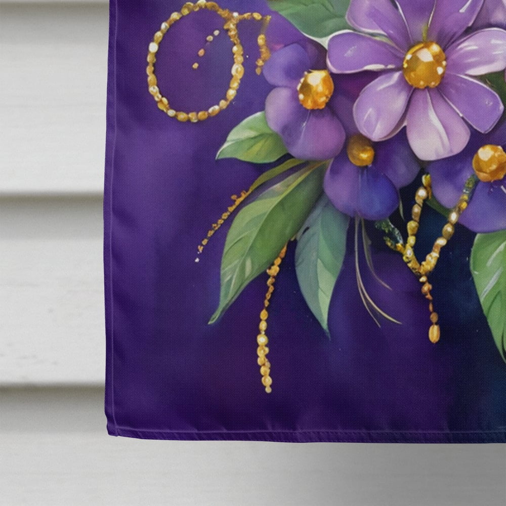 Mask Mardi Gras House Flag 28 in x 40 in