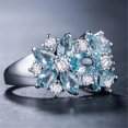 thumbnail image 1 of Bonito anillo de piedra de cristal rosa para mujer, anillos de boda finos de lujo para mujer, anillo de compromiso de circón con flor de novia delicada Tan Jianjun unisex, 1 of 2