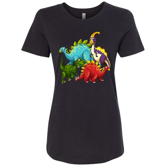 Inktastic Cute Dinosaurs Women's T-Shirt