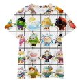 thumbnail image 1 of T-shirts Mode Garçons Filles Enfants Impression Dessin Animé Fête des Ufs Manches Courtes, 1 of 2