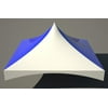 Party Tents Direct 20' x 20' Outdoor Wedding Canopy Event Tent Top ONLY, Solid Blue