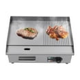 thumbnail image 6 of Silver Commercial Electric Tabletop Griddle Flat Top Grill Hot Plate BBQ 1600W for Home, Commercial Use, 6 of 15