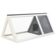 thumbnail image 3 of vidaXL Animal Rabbit Cage Grey Wood, 3 of 3