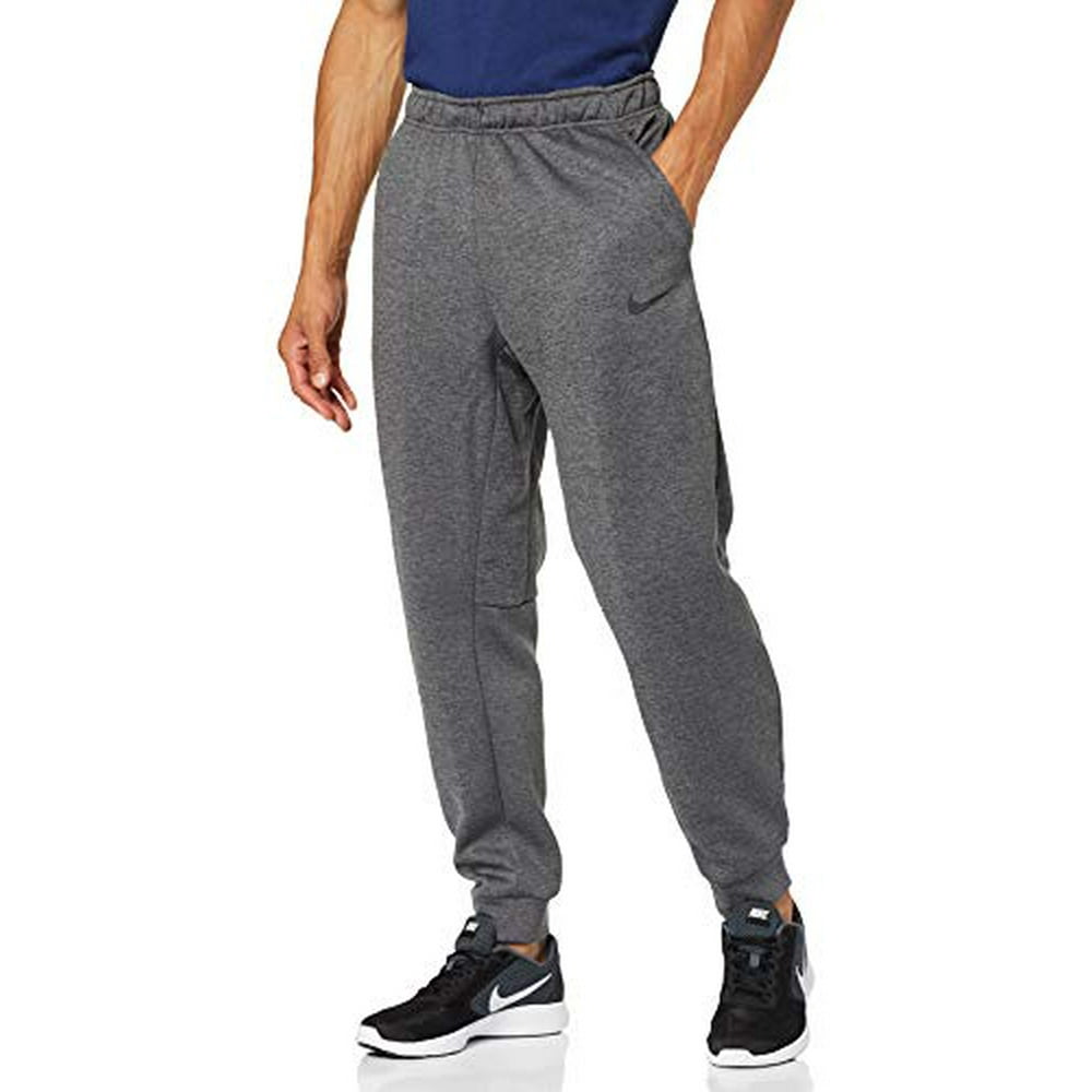 Nike Men's Therma Tapered-Leg Running Pants (X-Large, Charcoal Heather ...