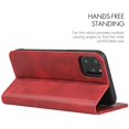 thumbnail image 3 of for iPhone 11 Pro Max 2019 Wallet Case,Premium PU Leather Flip Folio Case with Card Slot,Stand Holder and Magnetic Closure TPU Shockproof Interior Case for Apple iPhone 11 Pro Max 6.5",Red, 3 of 16