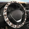 thumbnail image 4 of Kdxio Cute Cartoon Kitten Print Elastic Stretch Steering Wheel Cover,Auto Steering Wheel Cover,15 Inch Anti-Slip,Warm in Winter and Cool in Summer,Fit Suvs,Vans Cars,Trucks, 4 of 5