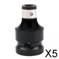 thumbnail image 1 of Colaxi 5x Impact Wrench Chuck Impact Wrench Conversion Bit Conversion Head Portable Hardware Drill Chuck Converter Screwdriver Bit for Ratchet Wrenches, 1 of 8