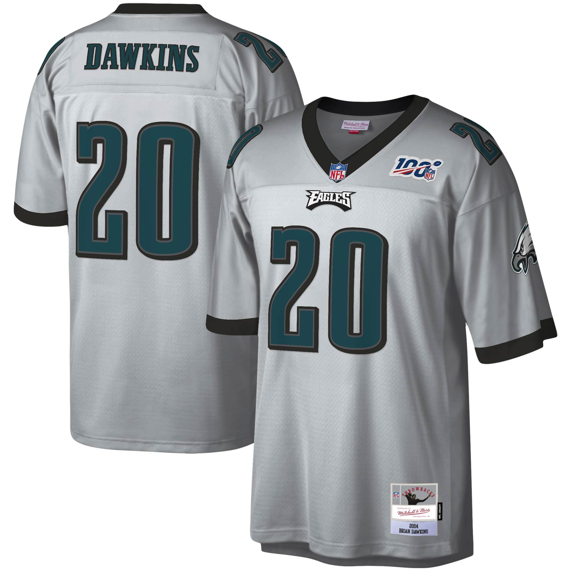 brian dawkins stitched eagles jersey