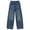 Blue, variant on Girls Sweatpants Jeans Wide Leg Jeans Baggy Heart Embroidery Elastic High Waist Denim Pants Y2k Streetwear Clothes(Light Blue,7-8 Years)