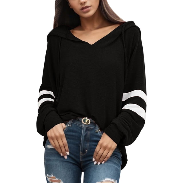 Sudadera de terciopelo con cremallera Gibobby patchwork para mujer Negro S