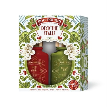 Poo-Pourri Deck The Stalls Value Set, Berry and Bright   Balsam Bum