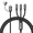 Black, variant on 3P Experts Bold Dual 4 N 1 Charging Cable