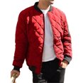 thumbnail image 3 of LANGWYQU Spring Fall Men Solid Casual Stand Collar Zipper Jacket Coat, 3 of 5