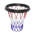 thumbnail image 3 of Red de aro de baloncesto resistente a la intemperie desmontable portátil colores vibrantes marco de red de baloncesto profesional para accesorios de shamjiam Red de aro de baloncesto, 3 of 8