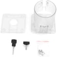thumbnail image 4 of ZOUSSIQI Woodworking Trimmer Router Transparent Plastic Base Power Tool Protective Accessory Base with Adjustment Knob CA919-66390, 4 of 9