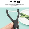 thumbnail image 6 of Cabbage Shredder,Potatoes Peeler,Wide Mouth Vegetable Shredder salad shredder potato slicer for Cabbage,Stainless Steel Peeler for Effortless Thin/Thick Cuts,Easy Clean(Black 2pcs 6.6*2.8in), 6 of 9