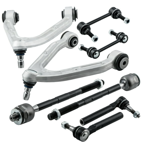 Maxpeedingrods Front Upper Control Arms Tie Rods Sway Bar for 2006-2008 2009 2010 Hummer H3 H3T