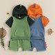 thumbnail image 3 of Conjunto de ropa LIOMENGZI para bebés y niños pequeños con estampado de dinosaurios 2-3T, 3 of 8