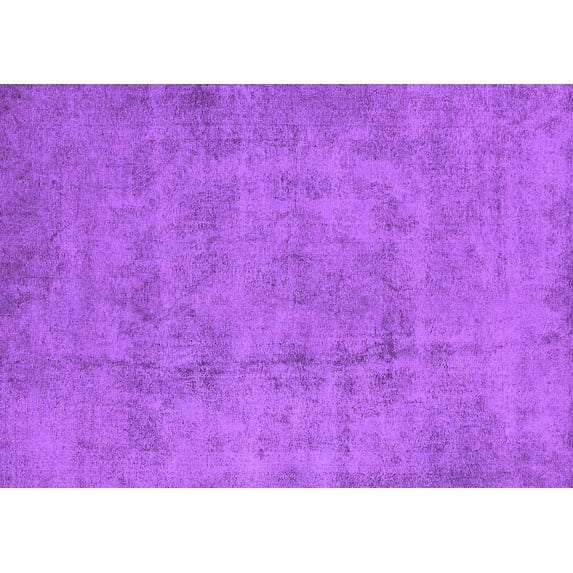 Ahgly Company Indoor Rectangle Oriental Purple Industrial Area Rugs, 5' x 7'