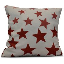 Simply Daisy Just Stars Geometric Print Outdoor Pillow