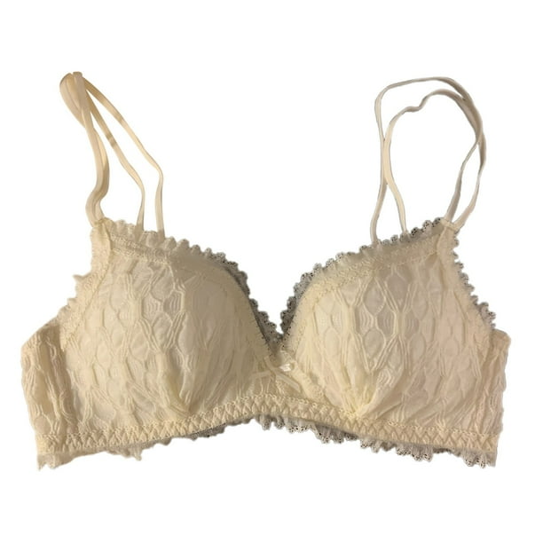 Brasier Tela de Mantequilla Sujetador Cómodo sin Aros para Mujer, sin Costuras, Soporte Suave, Uso Diario, Diseño Ligero y Transpirable. Mediana