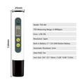 thumbnail image 4 of TFixol Digital TDS Meter Water Quality Tester Pen 0-9990PPM Mini Portable Water Quality Monitor Analyzer for Drinking Water Aquarium Swimming Pool Aquiculture, 4 of 7