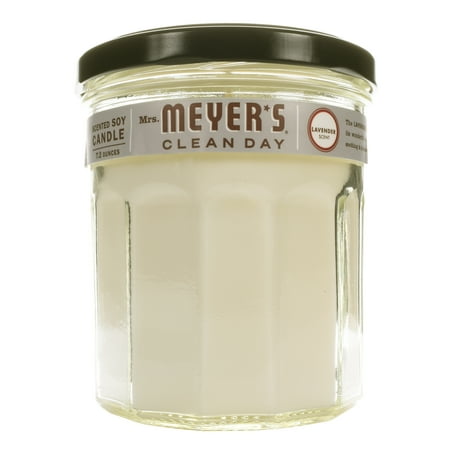 Mrs. Meyer's Clean Day Soy Candle Lavender Scented Large 7.2 Ounces