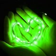thumbnail image 3 of Fairy Lights Yiaht, paquete de 12 luces LED, 2,1 m, 20 LED, resistentes al agua, color verde, 3 of 7