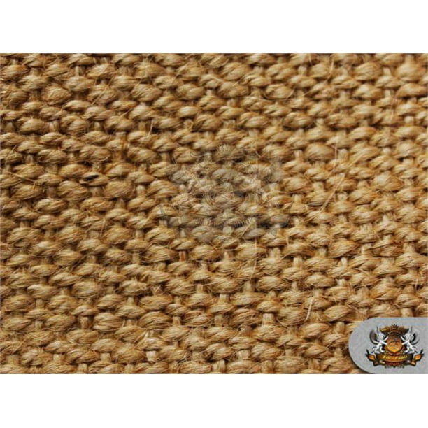 Burlap Natural Fiber Weave Carpet Fabric / 48" Wide / Sold by the yard