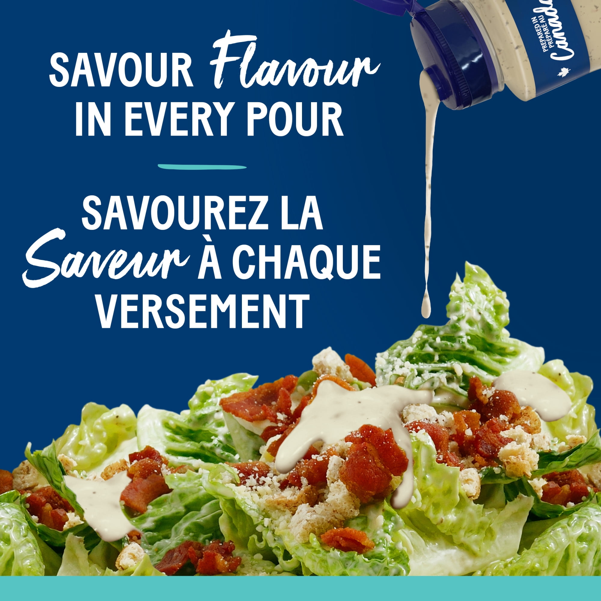 Vinaigrette César Avec Bacon, Bouteille KRAFT VIN. CESAR AVEC BACON 425 1