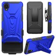 thumbnail image 3 of Compatible for Alcatel TCL A3 Case / TCL A30 Case with Holster Belt Clip Hybrid Shockproof Protective Phone Cover with Kickstand - Blue, 3 of 7