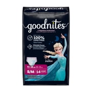 Goodnites Girls Nighttime Bedwetting Underwear, S/M (43-68 lbs), 14 Count (Select for More)