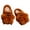 Light Brown, variant on Tiger Paw Plush Slippers Flat Thermal Slippers for Indoor Bedroom (36-37)