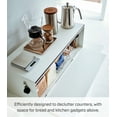 thumbnail image 3 of Yamazaki Home Bread Box - Wide, White, Steel, 32L, Supports 22 pounds, No Assembly, 3 of 7