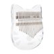 thumbnail image 2 of Instrumento De Teclado De Piano De Pulgar Acrílico Kalimba De 17 O 21 Teclas Lindo Portátil - 17 Teclas-Gato, Acrílico El 13.8x16x2.5cm Sunnimix Crystal Kalimba Thumb Piano, 2 of 8