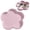 Pink, variant on Flower Shaped Silicone Catchall Tray, Multi Color Decorative Jewelry Tray, Small Ring Coin Key Holder Dish, Portable Tabletop Storage Tray for Bedroom Bathroom Entryway Vanity Decor